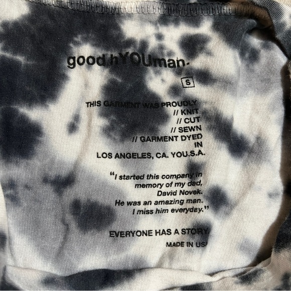 NWT Good hYOUman Tie-dye Muscle Shirt - Picture 4 of 6